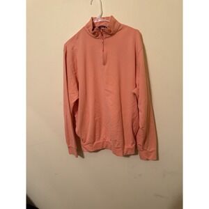 Vintage Ralph Lauren Polo golf Quarter Zip Jacket Orange Size Large